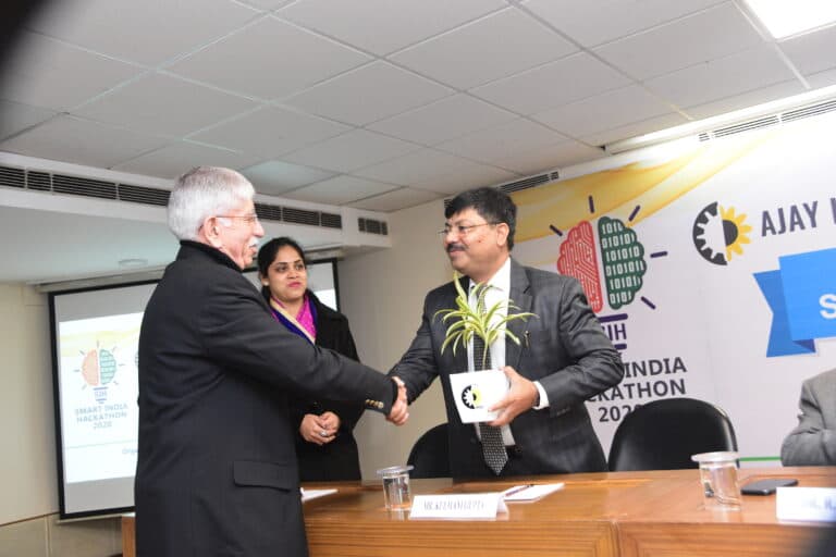 Kulmani Gupta, CEO of Skynetiks Technologies, as Judge at AKGEC Annual Hackathon